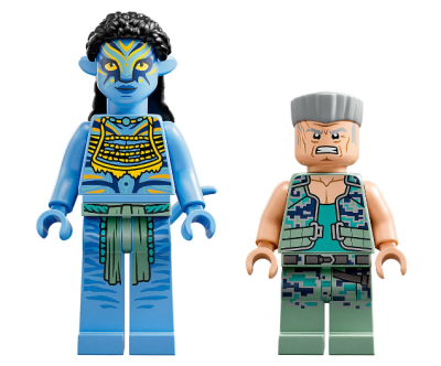 Конструктор LEGO Avatar 75571 - Нейтири и Танатор срещу Куорич