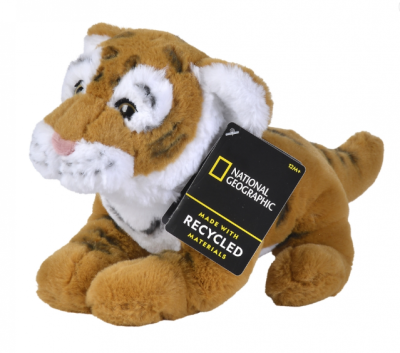 Плюшена играчка Бенгалски тигър National Geographic - 25 cm
