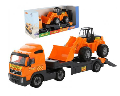 Детски камион с ремарке и фадрома Polesie Toys 36896