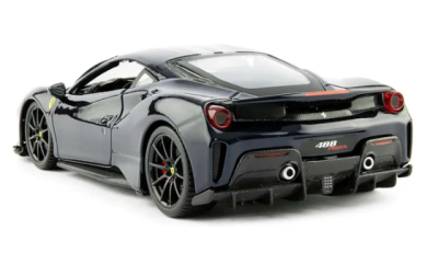 Метален автомобил Ferrari 488 PISTA Bburago 1:24 black