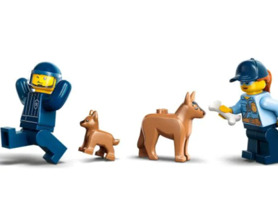 Конструктор LEGO CITY Мобилна школа за полицейски кучета 60369