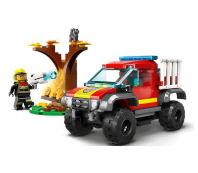 Конструктор LEGO CITY Пожарникарски камион 4х4 60393