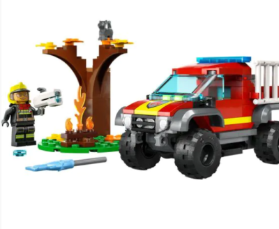 Конструктор LEGO CITY Пожарникарски камион 4х4 60393