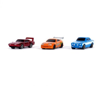 Комплект 3 метални автомобила Nano Fast & Furious 1:87 Jada Toys 253201001
