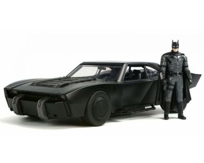 Метален автомобил Batmobil 2022 с фигурка на Батман 1/18 Jada Toys 253216002