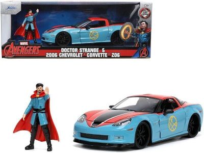 Метален автомобил Marvel Doctor Strange Chevy Corvette 1:24 Jada Toys 253225024