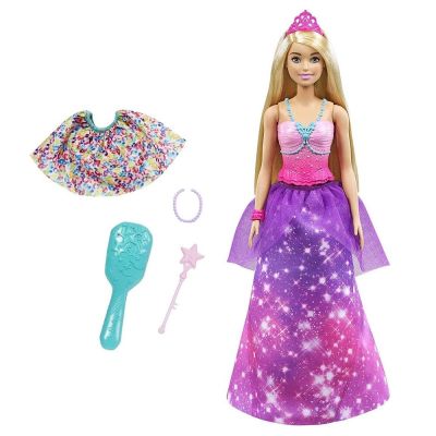 Кукла Барби Dreamtopia 2в1с трансформация принцеса/русалка Barbie GTF92 