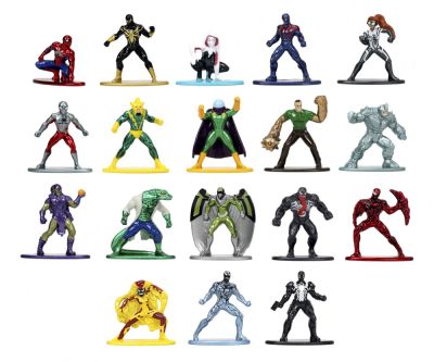 Комплект от 18 метални Nano фигурки Marvel Jada 253225027