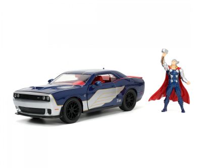 Метален автомобил Marvel Thor 2015 Dodge Challenger 1:24 Jada Toys 253225032