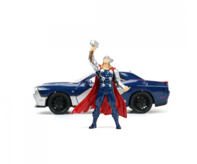 Метален автомобил Marvel Thor 2015 Dodge Challenger 1:24 Jada Toys 253225032