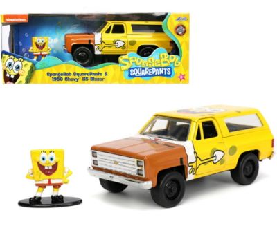Метален автомобил Sponge Bob 1980 Chevy K5 Blazer Jada Toys 253253017 - 1/32 