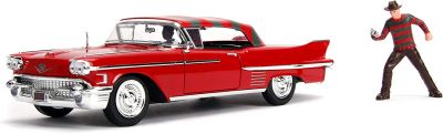 Метален автомобил Cadillac 1958 Freddy Krueger 1:24 Jada Toys 253255004