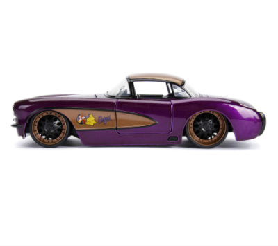Метален автомобил Chevy Corvette DC Comics Bombshells 1:24 Jada Toys 253255007