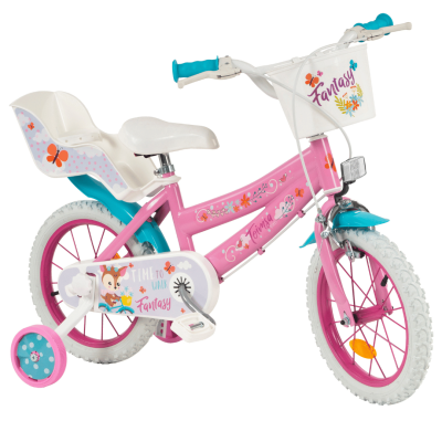 Детски велосипед с помощни колела Fantasy Walk 14116 Toimsa 14"
