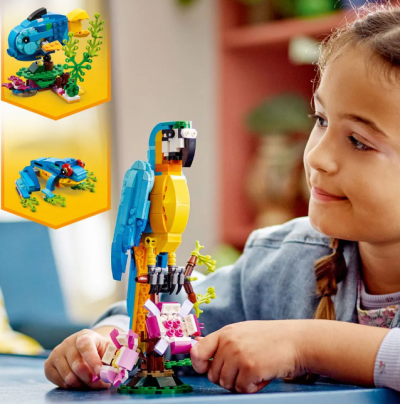 Конструктор Екзотичен папагал LEGO Creator 31136