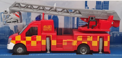Метален камион пожарна със стълба Bburago 1/43 