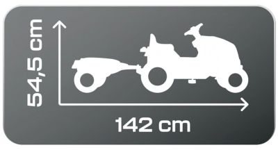 Детски трактор с педали и ремарке Farmer XL Smoby 710131