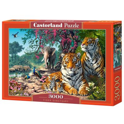 Пъзел Резерват за тигри 3000 части Castorland 300600