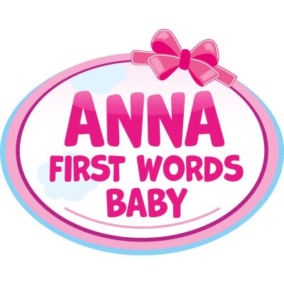 Кукла Зайче Anna Baby 38см. със звуци BAYER 93822AB