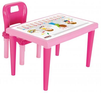 Детска маса със стол Modern Pilsan 03516 РОЗОВ