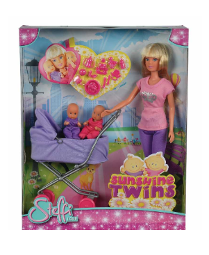 Кукла с бебета близнаци Steffi Love 105738060