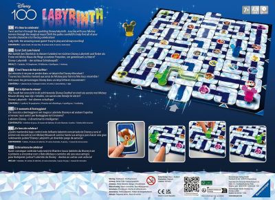 Настолна игра Лабиринт Disney Labyrinth 100th Anniversary Ravensburger 