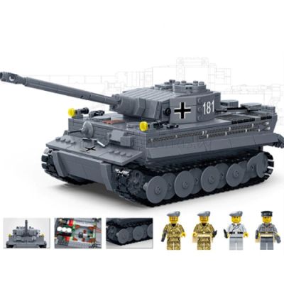 Конструктор Military Танк German King Tiger Tank ST16059 Gudi 6104