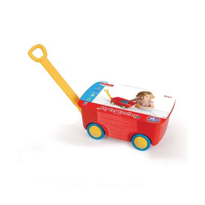 Мини детска количка за дърпане с блокчета Dolu 5199