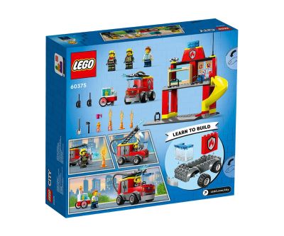 Конструктор LEGO City Fire 60375 Пожарна команда и пожарникарски камион