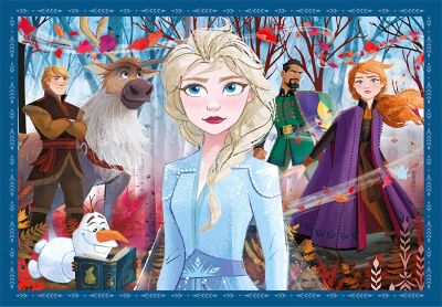 Детски пъзел Disney Frozen 4 в1 CLEMENTONI 21518