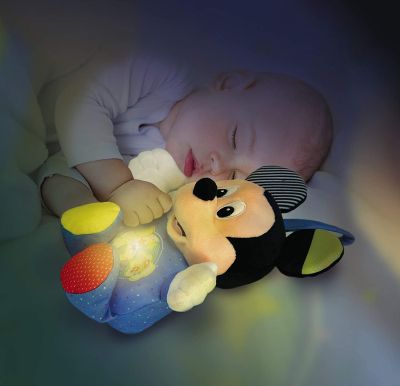 Плюшена играчка Mickey Mause със звук и светлина Clementoni Baby - 17206