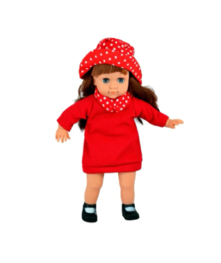 Интерактивна Кукла Рина червена