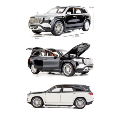 Метален автомобил Mercedes Maybach GLS 600 1/24