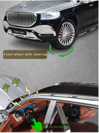 Метален автомобил Mercedes Maybach GLS 600 1/24