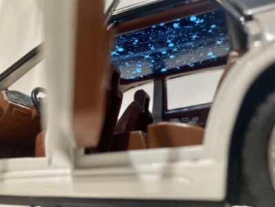 Метален автомобил Mercedes Maybach GLS 600 със звук и светлини 1/24 сив