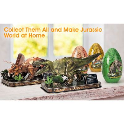 Пъзел 3D National Geographic Triceratops 44ч. CubicFun DS1052h