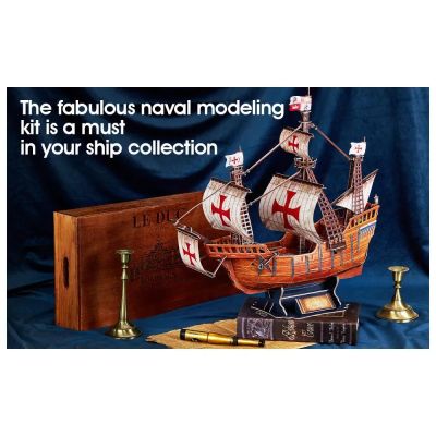 3D Пъзел кораб Santa Maria 204ч. CubicFun T4038h