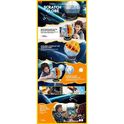 Пъзел 3D National Geographic Глобус с изтриване 32ч. CubicFun DS1082h