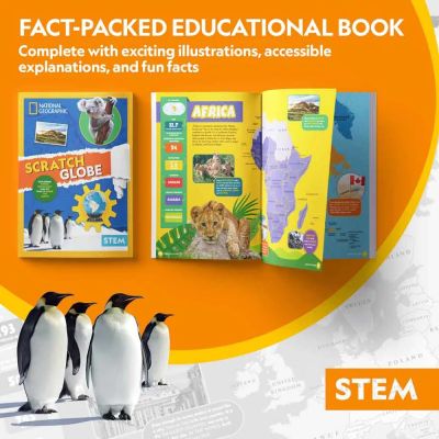 Пъзел 3D National Geographic Глобус с изтриване 32ч. CubicFun DS1082h