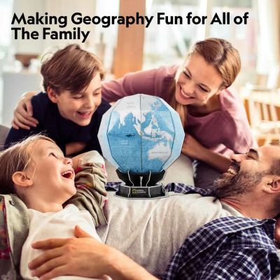 Пъзел 3D National Geographic Глобус с изтриване 32ч. CubicFun DS1082h