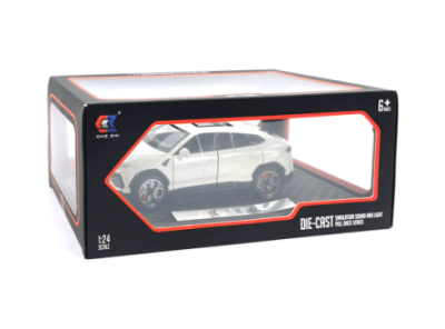 Метален автомобил Lamborghini Urus SUV със звук и светлини 1/24 бял