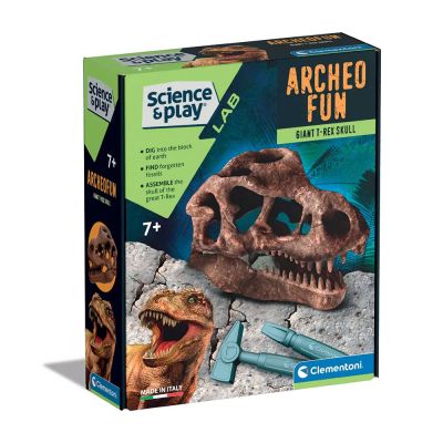 Игра с разкопки Череп T-Rex Archeo Fun CLEMENTONI Science Play 61376