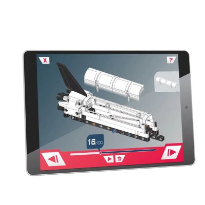 Конструктор NASA Совалка CLEMENTONI MECHANICS LABORATORY 75069