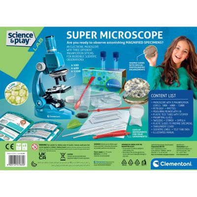 Супер Микроскоп CLEMENTONI SCIENCE PLAY 61365