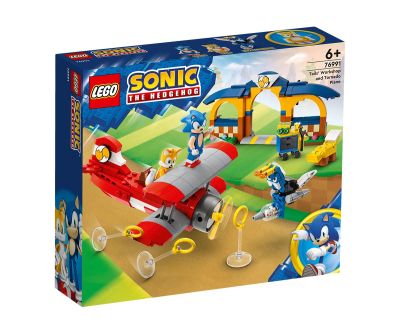 Конструктор LEGO Sonic the Hedgehog 76991 Работилница на Тейлс и самолет Торнадо
