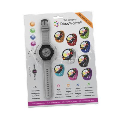 DISCO WATCH Светещ парти часовник 