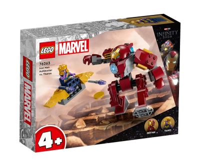 Конструктор LEGO Marvel Super Heroes 76263 - Хълкбъстър на Железния човек срещу Танос