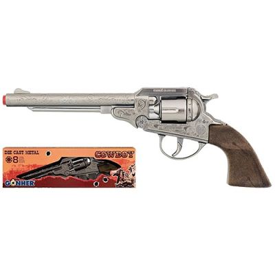 Детски пистолет Револвер с капси COWBOY GONHER 88