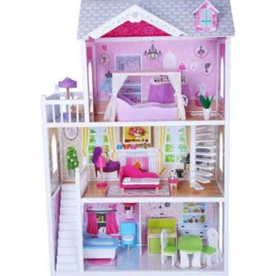 Дървена къща за кукли с обзавеждане Aria 4107 Moni Toys  