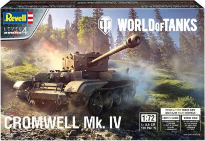 Сглобяем модел Revell Танк World of Tanks, Британски танк Cromwell Mk. IV